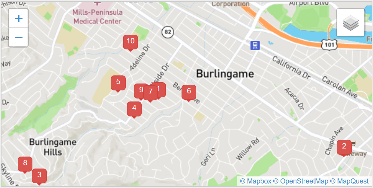 MLS: Burlingame Homes For Sale